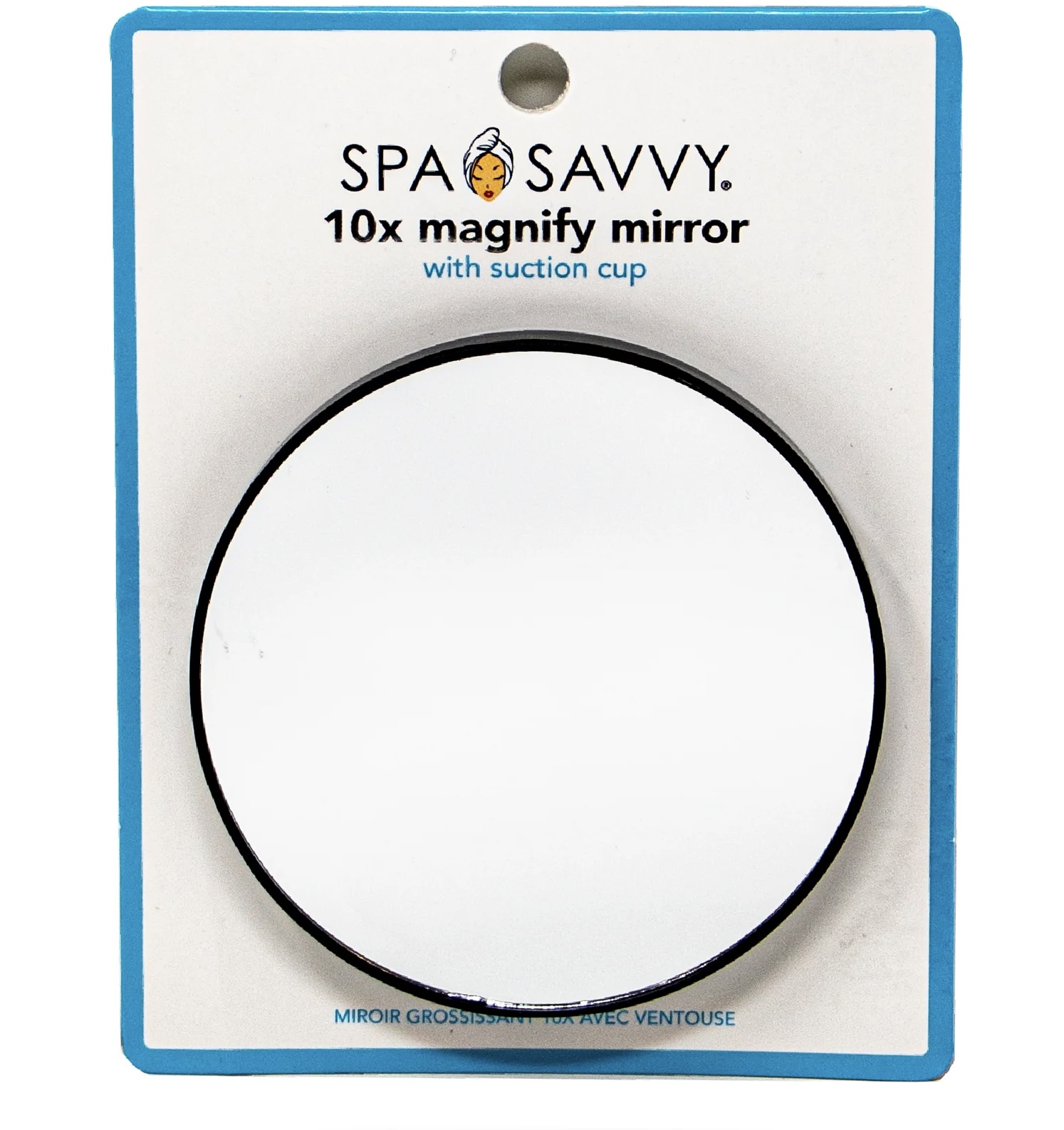 2.99 SPA SAVVY 10 X MAGNIFY MIRROR WITH SUCTION CUP