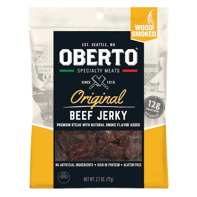 8.99 OBERTO ORGINAL BEEF JERKY 2.7 OZ