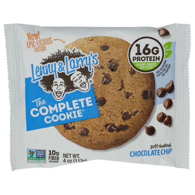 2.99 LENNY AND LARRYS PROTEIN COOKIE CHOCOLATE CHIP 4 OZ
