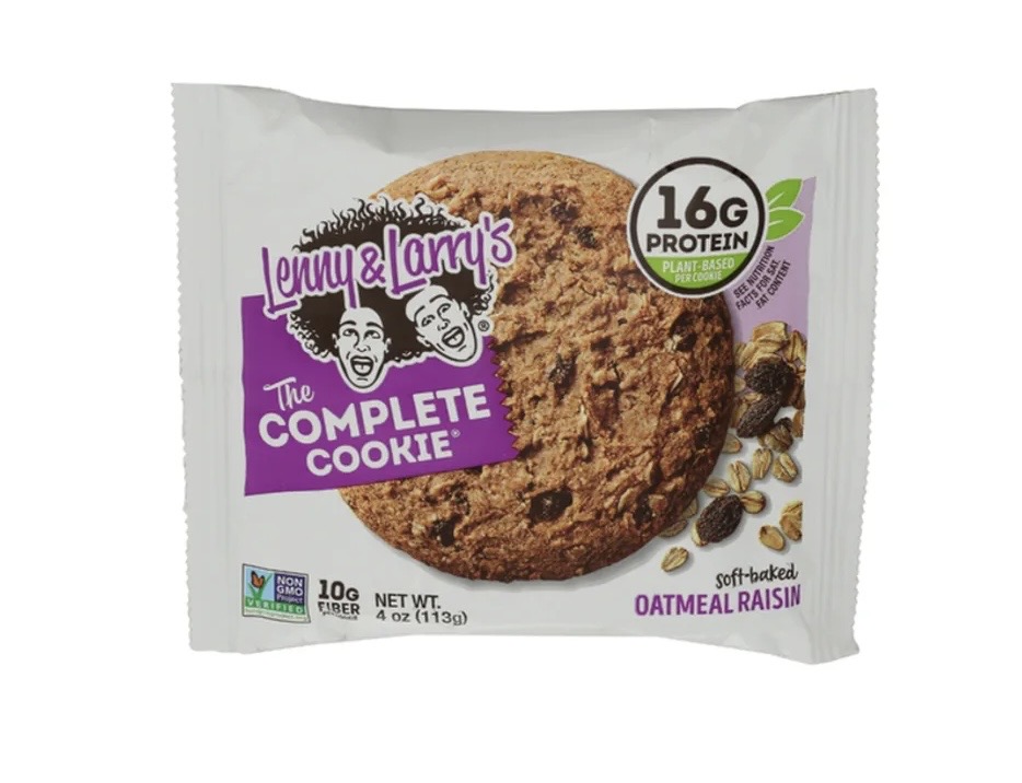 2.99 LENNY AND LARRYS PROTEIN COOKIE OATMEAL RAISINI 4 OZ