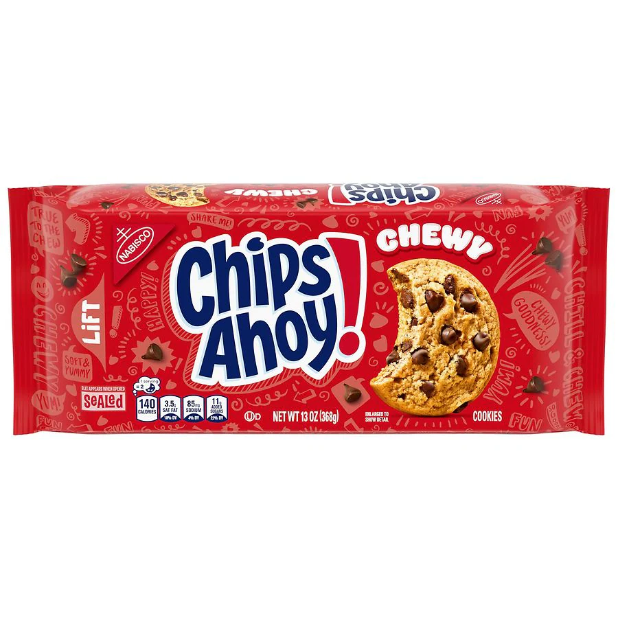 6.99 CHIPS AHOY CHEWY COOKIES 13 OZ 