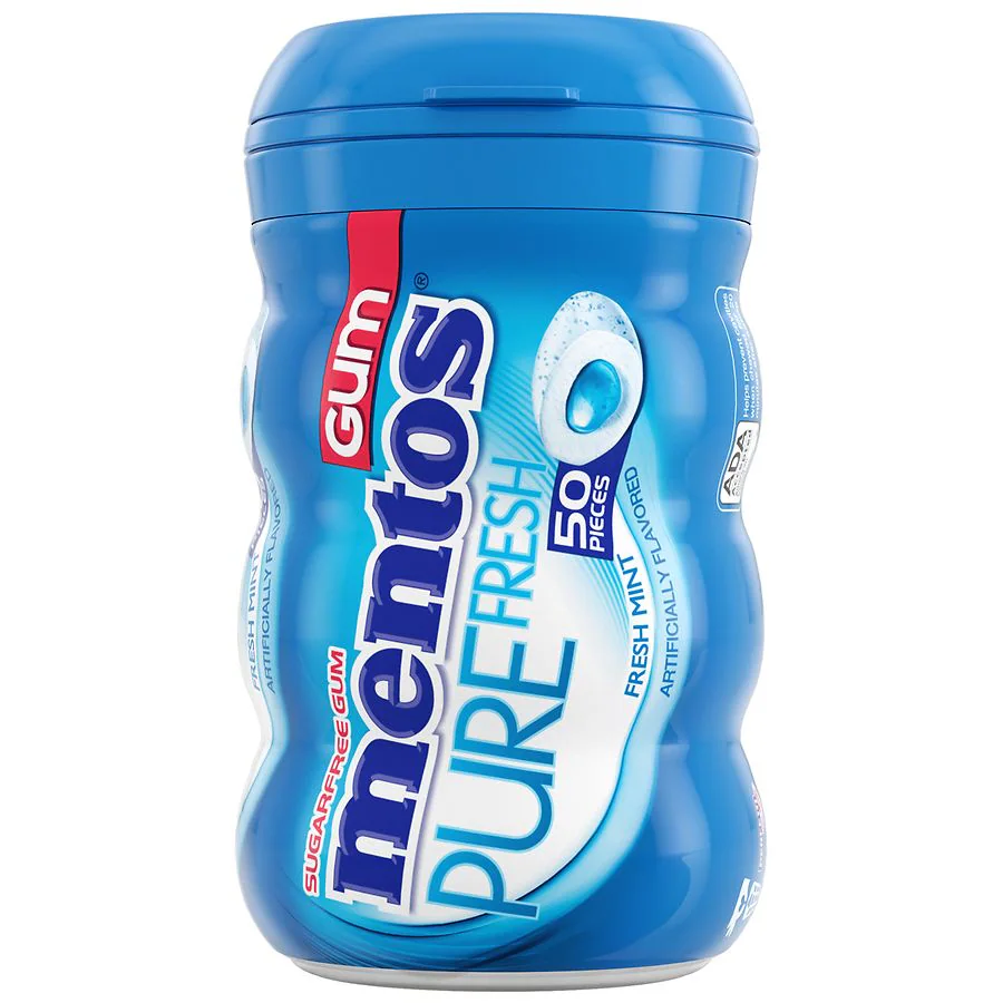 1.99 MENTOS PURE GUM FRESH MINT 