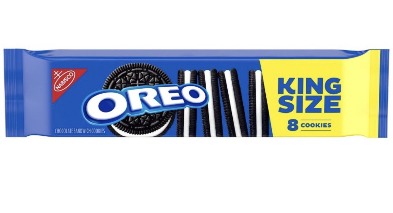 2.49 DOUBLE STUF OREO KING SIZE 8 COOKIES 