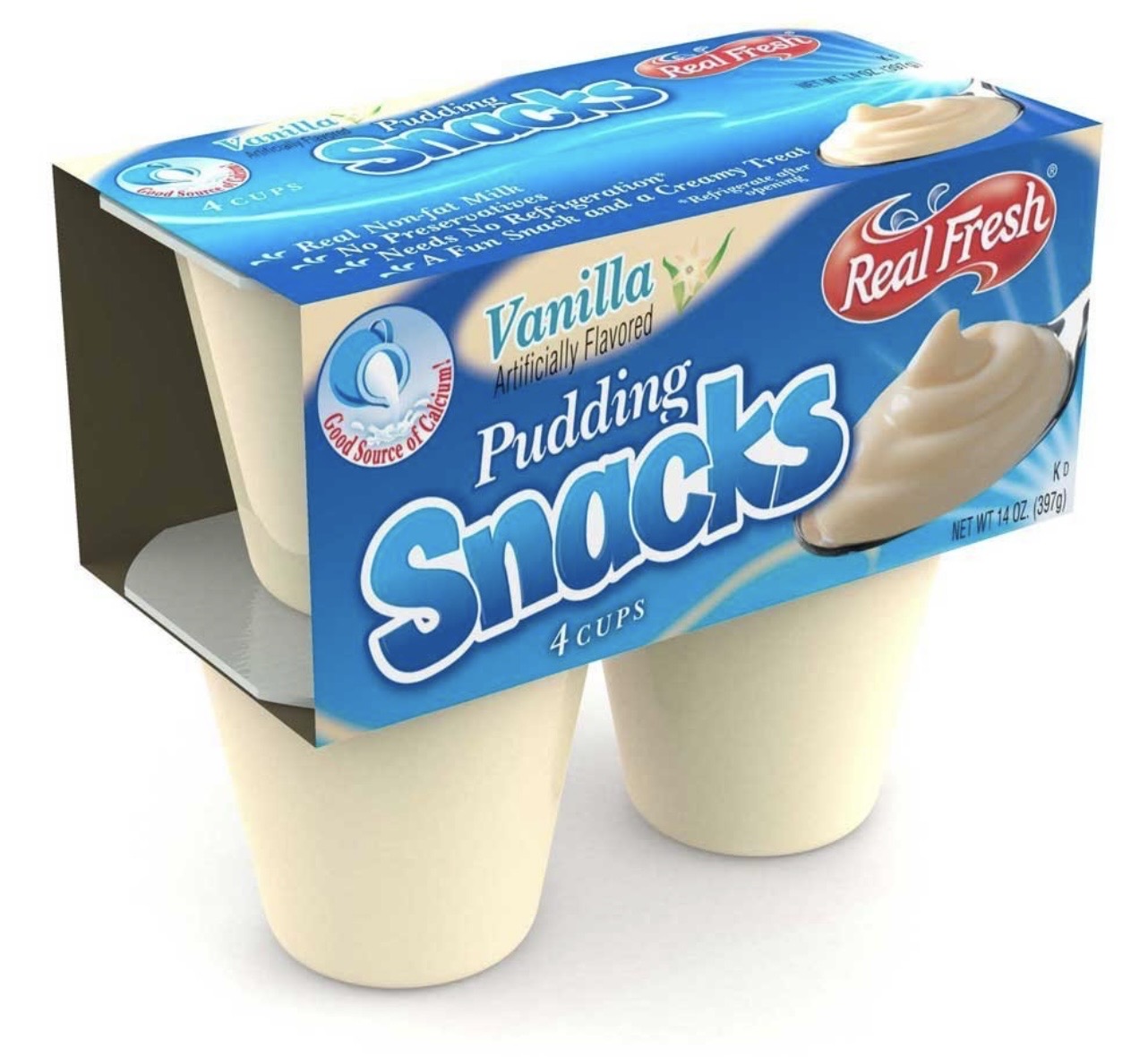 2.99 SNACK PACK VANILLA PUDDING 4 PACK 14 OZ