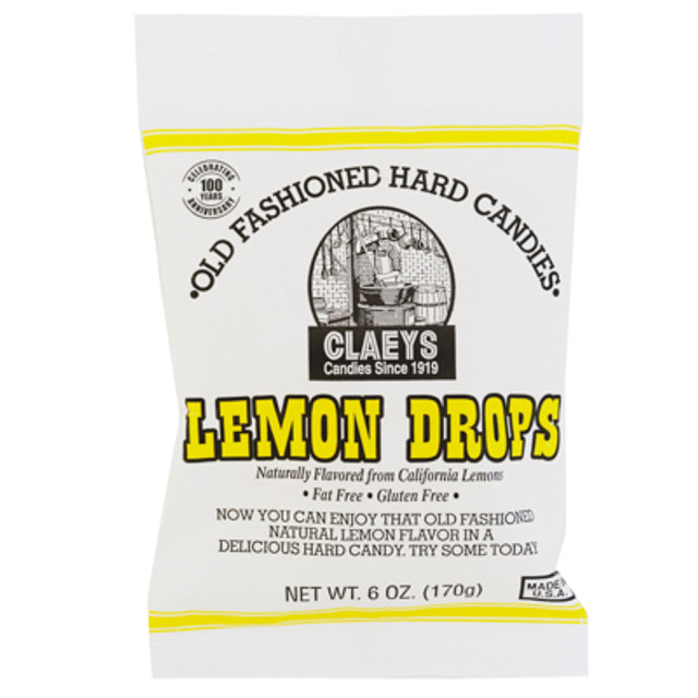 1.99 LEMON DROPS OLD FASHIONED HARD CANDIES 6 OZ