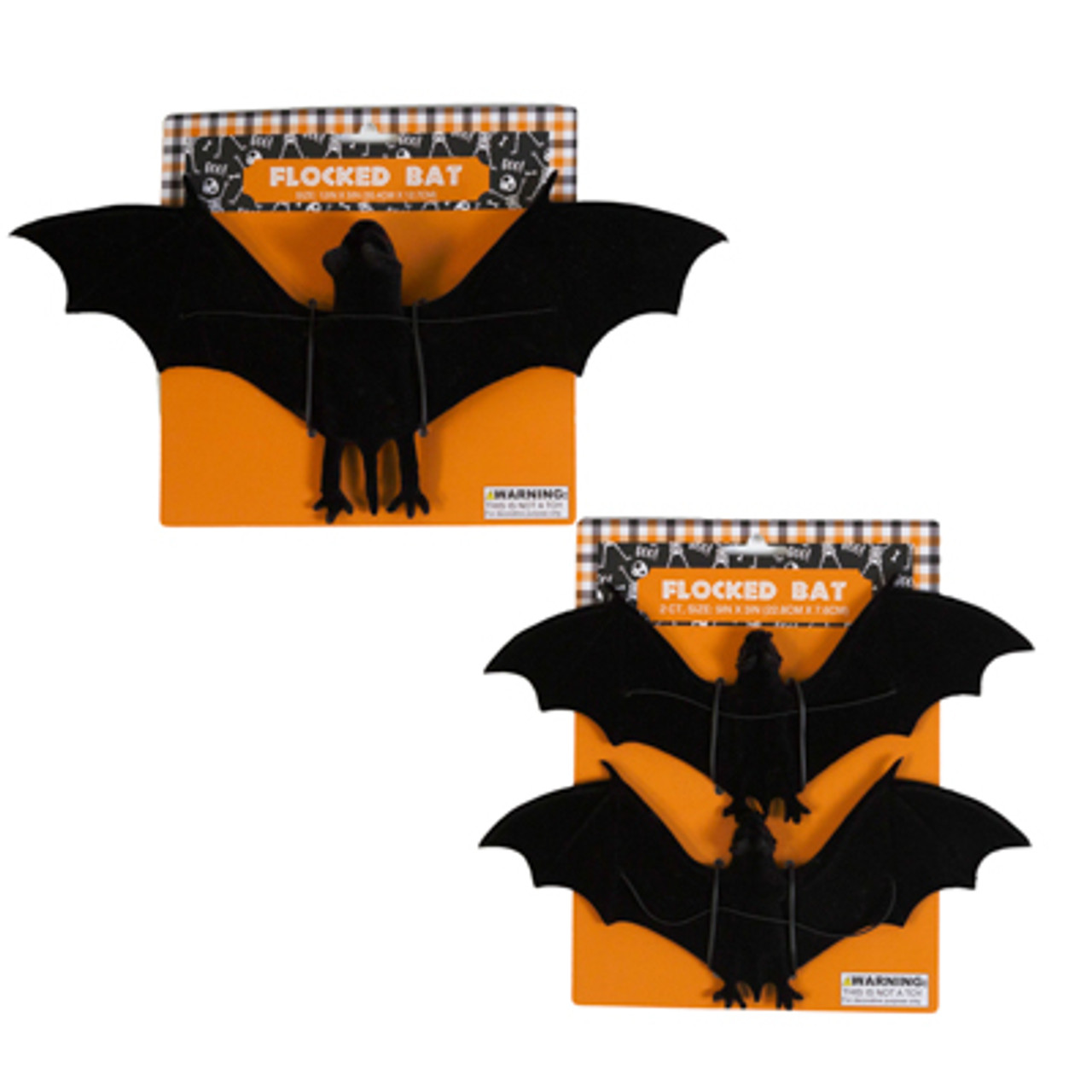 1.99 FLOCKED BAT 2 COUNT