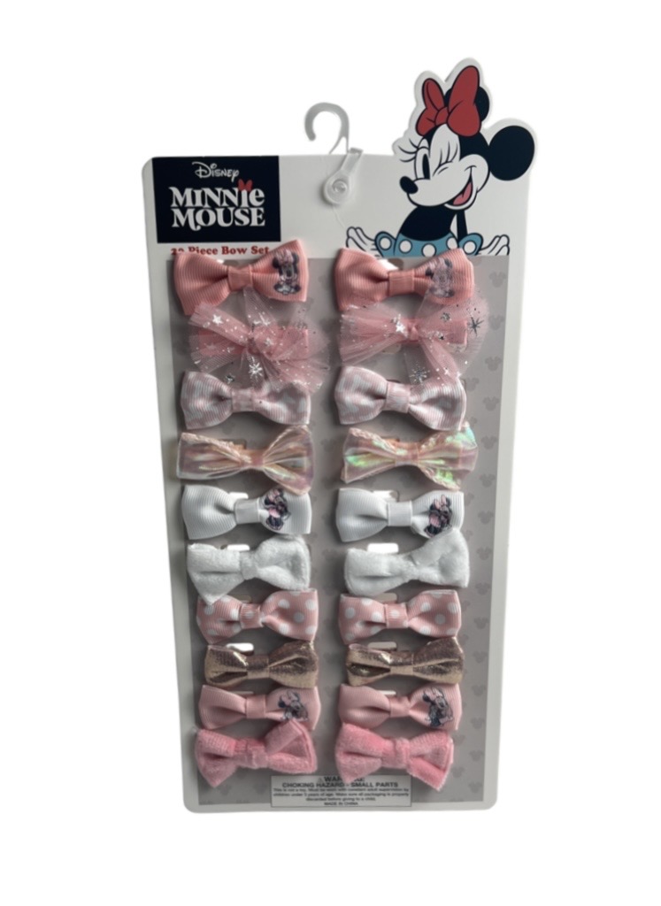 3.99 MINNIE MOUSE HAIR BOWS 20 PACK