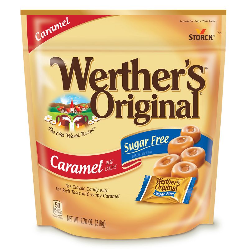 WERTHERS SUGAR FREE CARAMEL HARD CANDIES