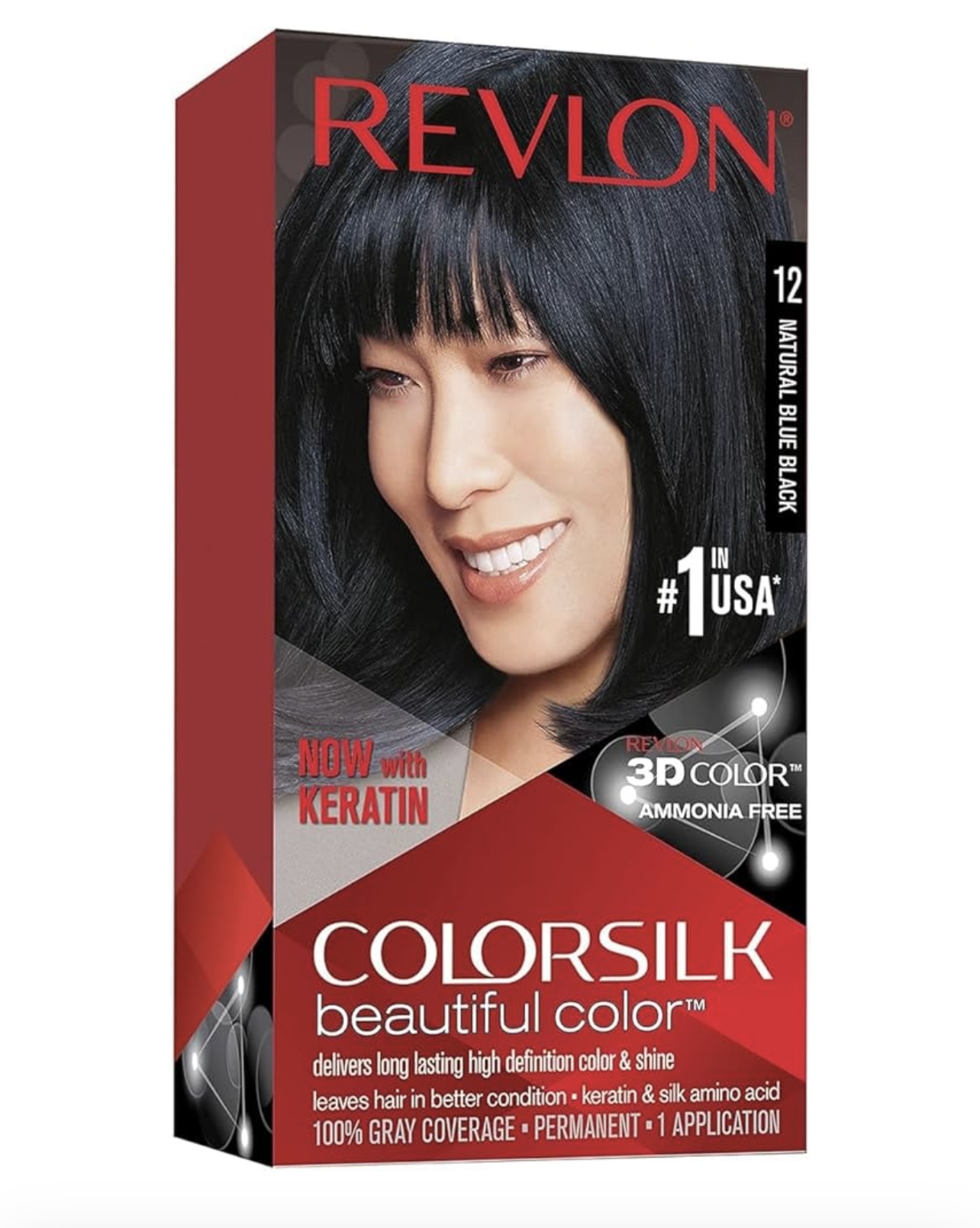 4.99 REVLON 12 NAUTRAL BLUE BLACK HAIR DYE