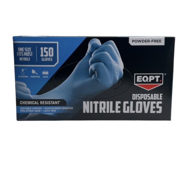 5.99 NITRILE GLOVES DISPOSABLE GLOVES 150 COUNT 