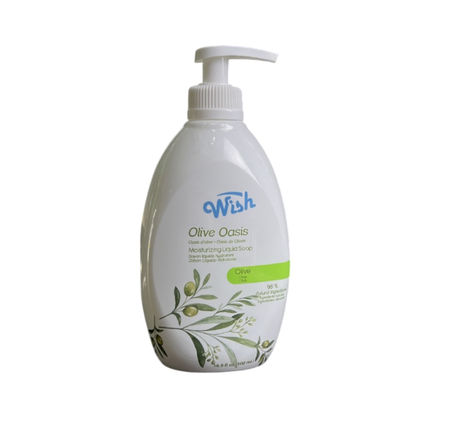 1.99 WISH OLIVE OASIS LIQUID SOAP 16.9 FL OZ 