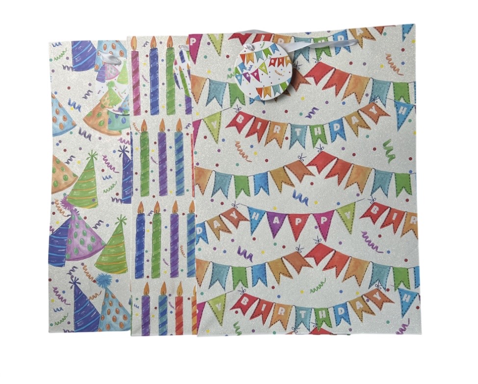 XL HAPPY BIRTHDAY GIFT BAG 
