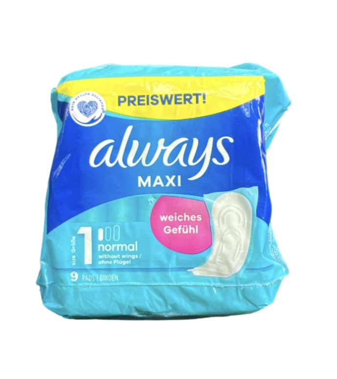 2.99 AWLAYS MAXI 9 PADS 