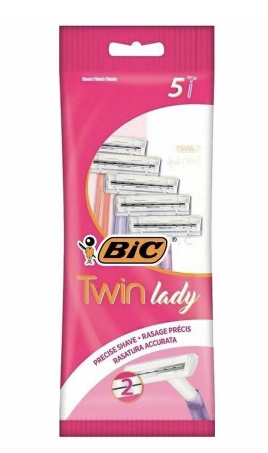 2.99 BIC TWIN LADY 2 5 PACK RAZOR