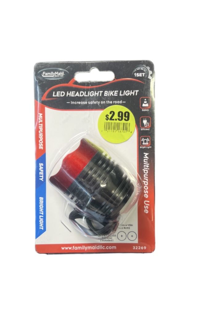 2.99 LED HEADLIGHT BIKE LIGHT