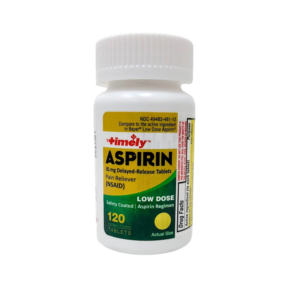 1.99 ASPIRIN LOW DOSE 120 TABLETS