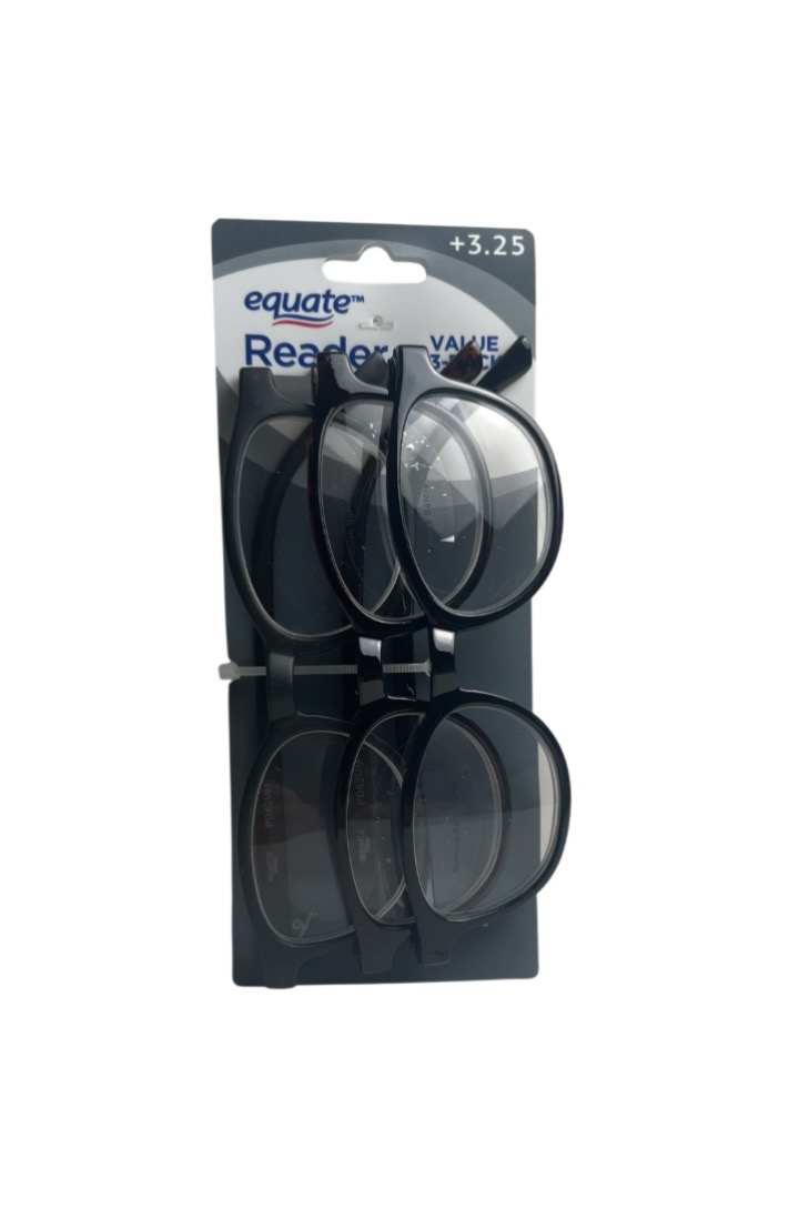 4.99 3 PACK READING GLASSES +3.25