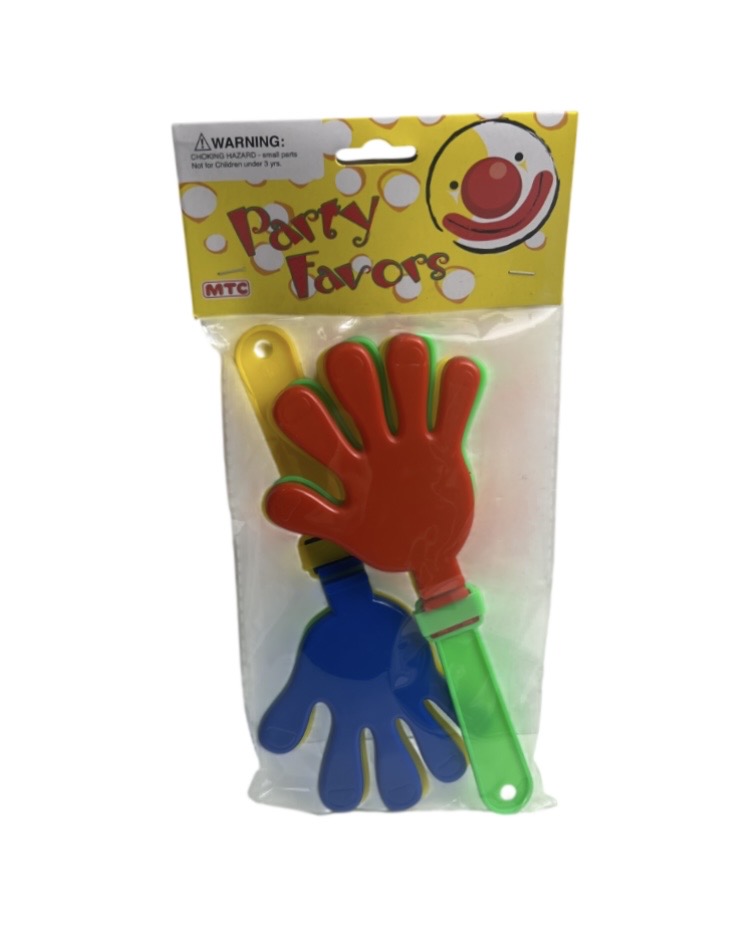 HAND CLAPPERS PARTY FAVORS 2 PCS 