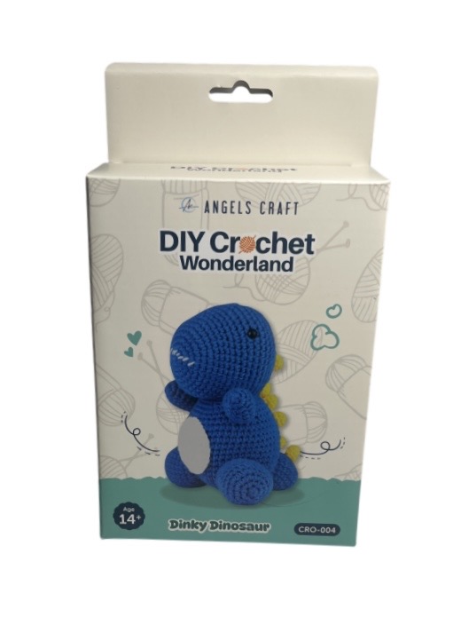 4.99 DIY CROCHET WONDERLAND DINKY DINOSAUR 