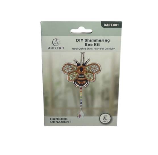 2.99 DIY SHIMMERING BEE KIT HANGING ORNAMENT
