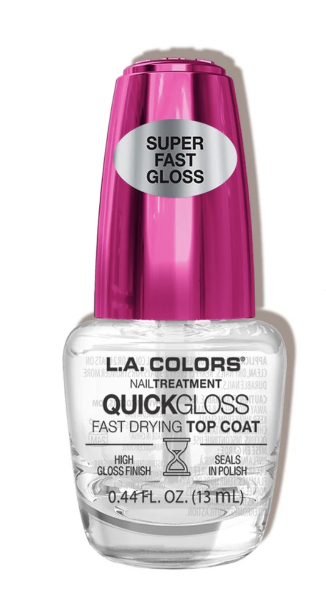 2.99 QUICK GLOSS TOP COAT LA COLORS POLISH