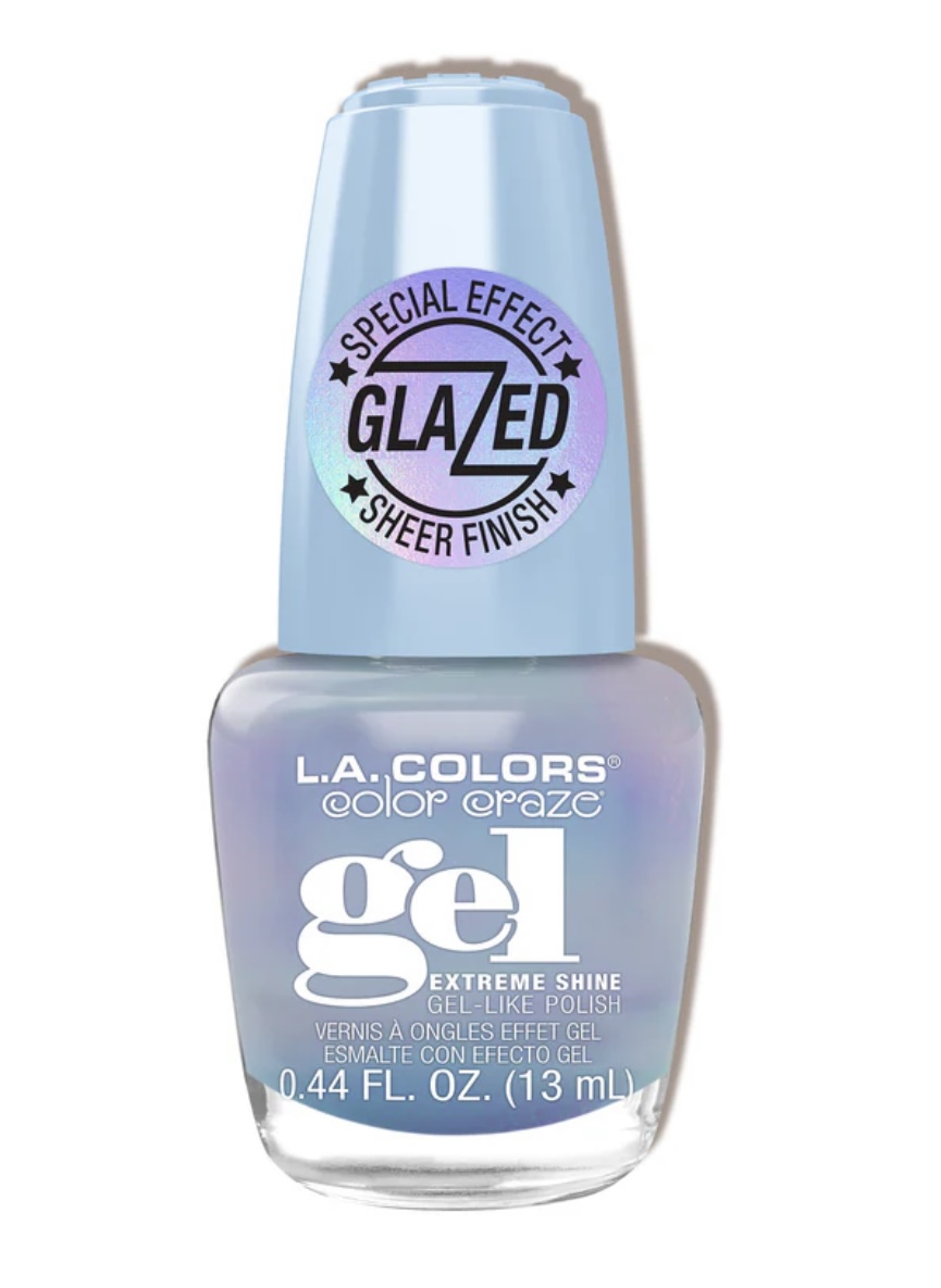 1.99 GLASS SLIPPERS LA COLORS GEL POLISH