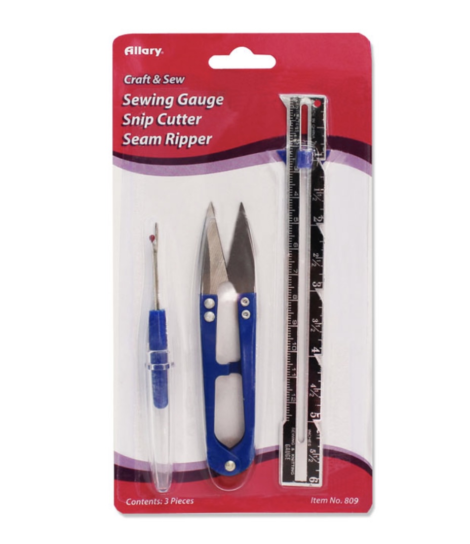 SEWING GAUGE SNIP CUTTER SEAM RIPPER