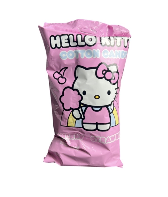 3.49 HELLO KITTY COTTON CANDY CHERRY STRAWBERRY 88 GRAM