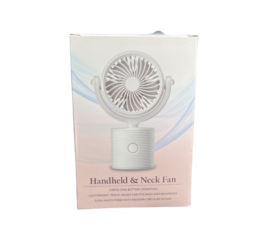 7.99 HANDHELD AND NECK FAN 