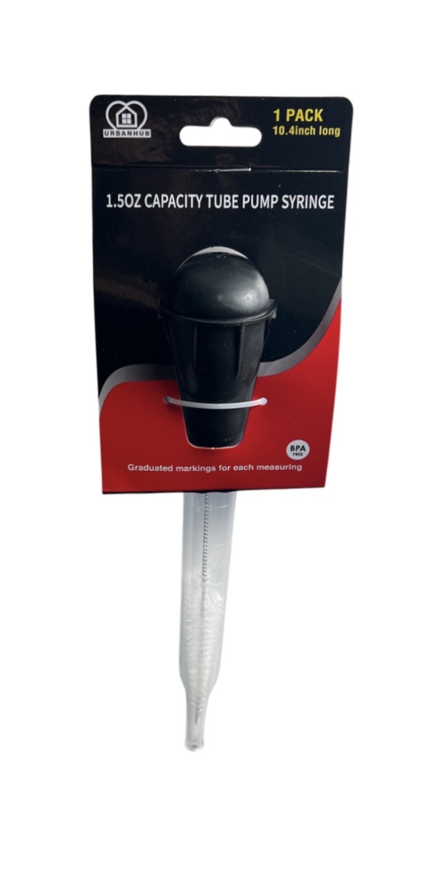 1.99 CAPACITY TUBE PUMP SYRINGE TURKEY BASTER 1.5 OZ