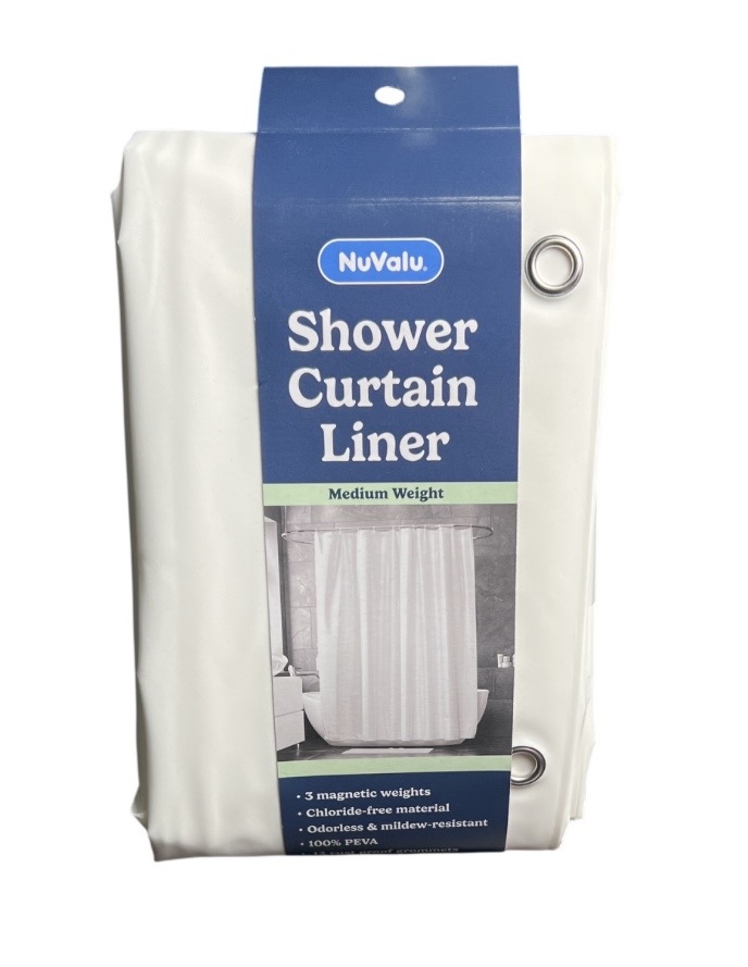 5.99 SHOWER CURTAIN LINER MEDIUM WEIGHT 