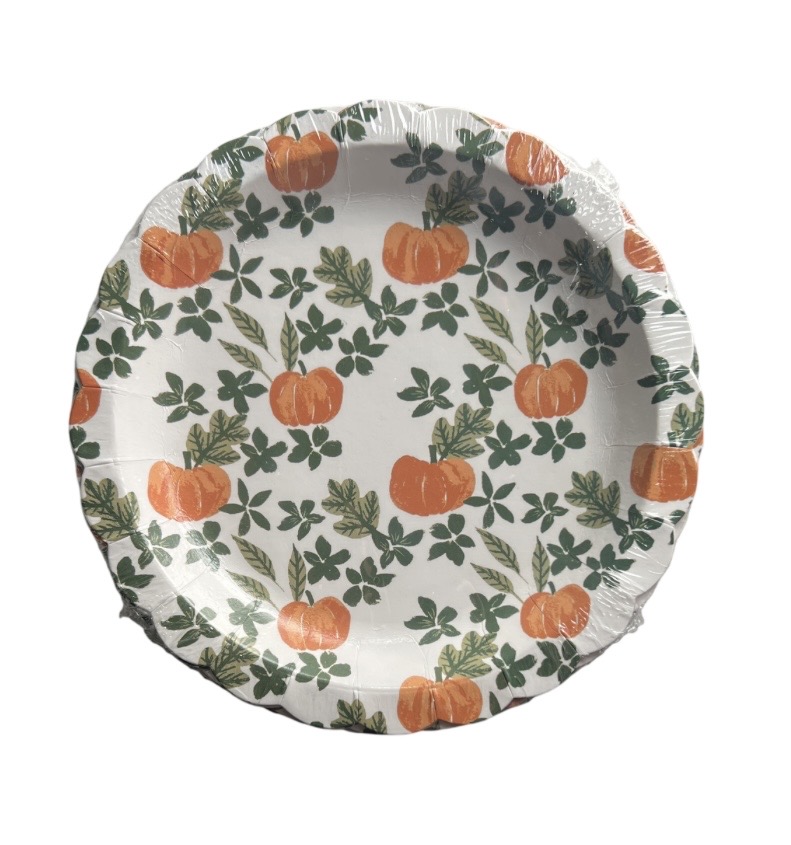 1.99 HARVEST DINNER PLATES 10.25 INCH 10 COUNT