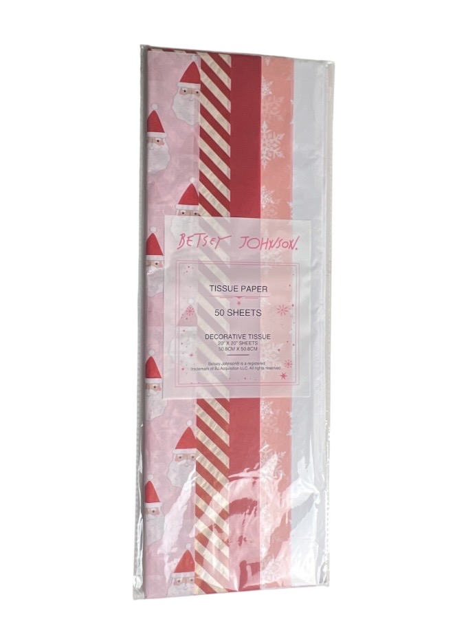 3.99 CHRISTMAS TISSUE PAPER 50 SHEETS 