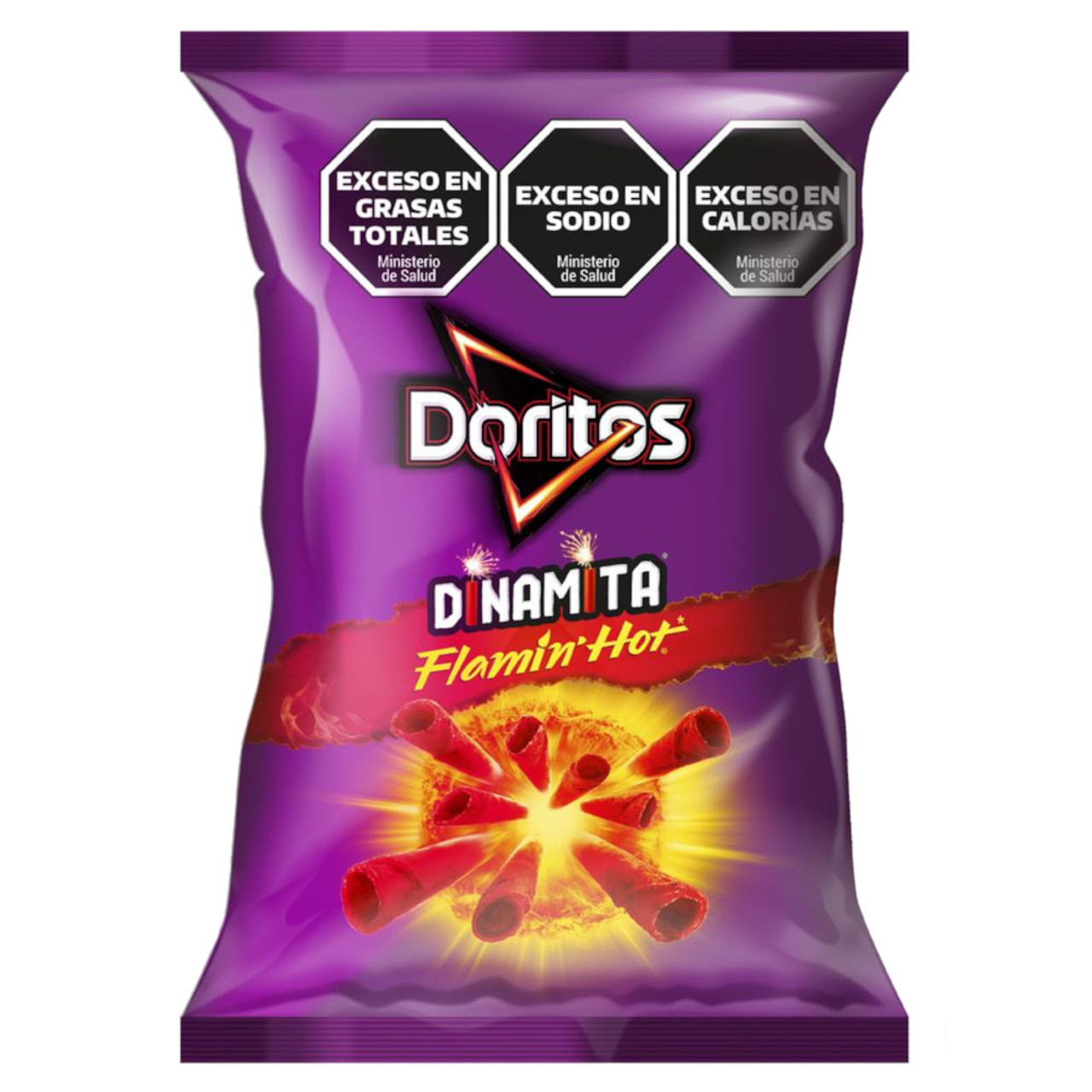 4.99 DORITOS DINAMITA FLAMIN HOT MAS PRODUCTO 220 GRAMS