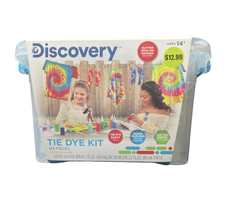 12.99 DISCOVERY TIE DYE KIT