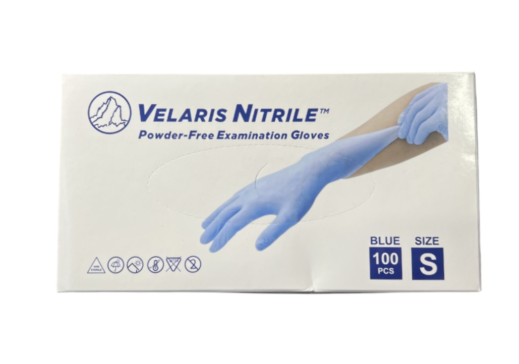 3.99 DISPOSABLE LARGE BLUE GLOVES 100 COUNT