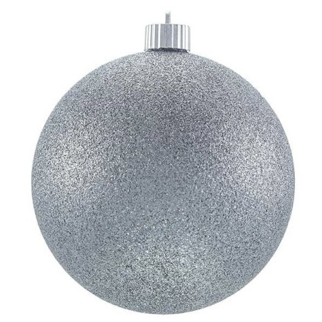 3.99 SILVER GLITTER ORNAMENT