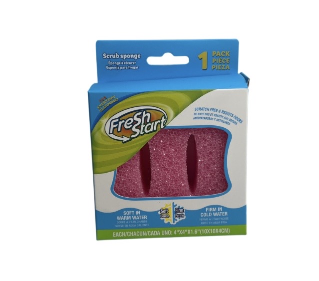 1.99 FRESH START SCRUB SPONGE 1 PACK 