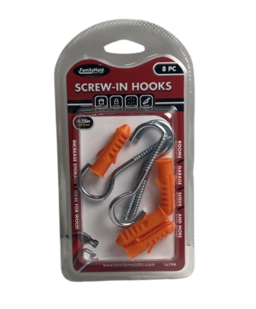 1.99 SCREW IN HOOK 
