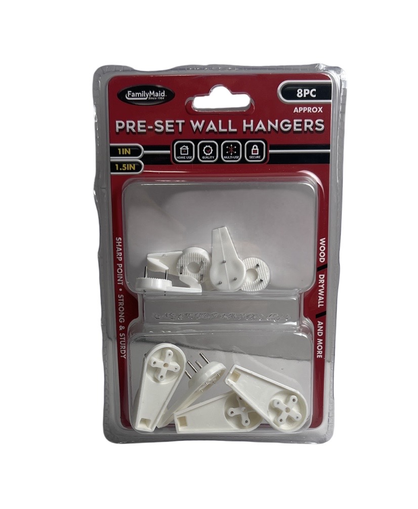 PRE-SET WALL HANGERS