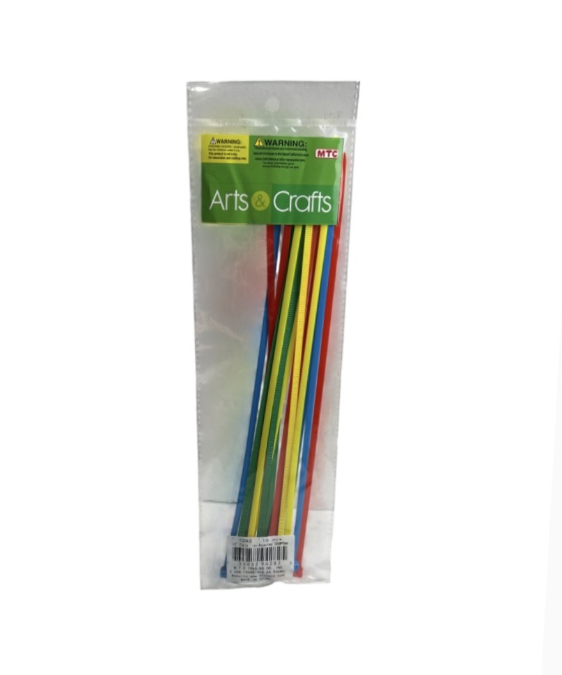 CABLE TIES-ASST.COLORS 24PC  