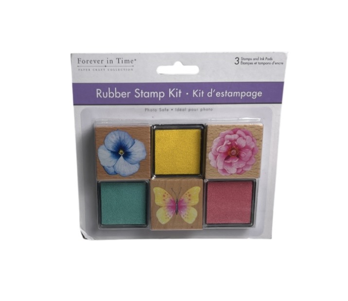 4.99 RUBBER STAMP KIT 3 PACK 