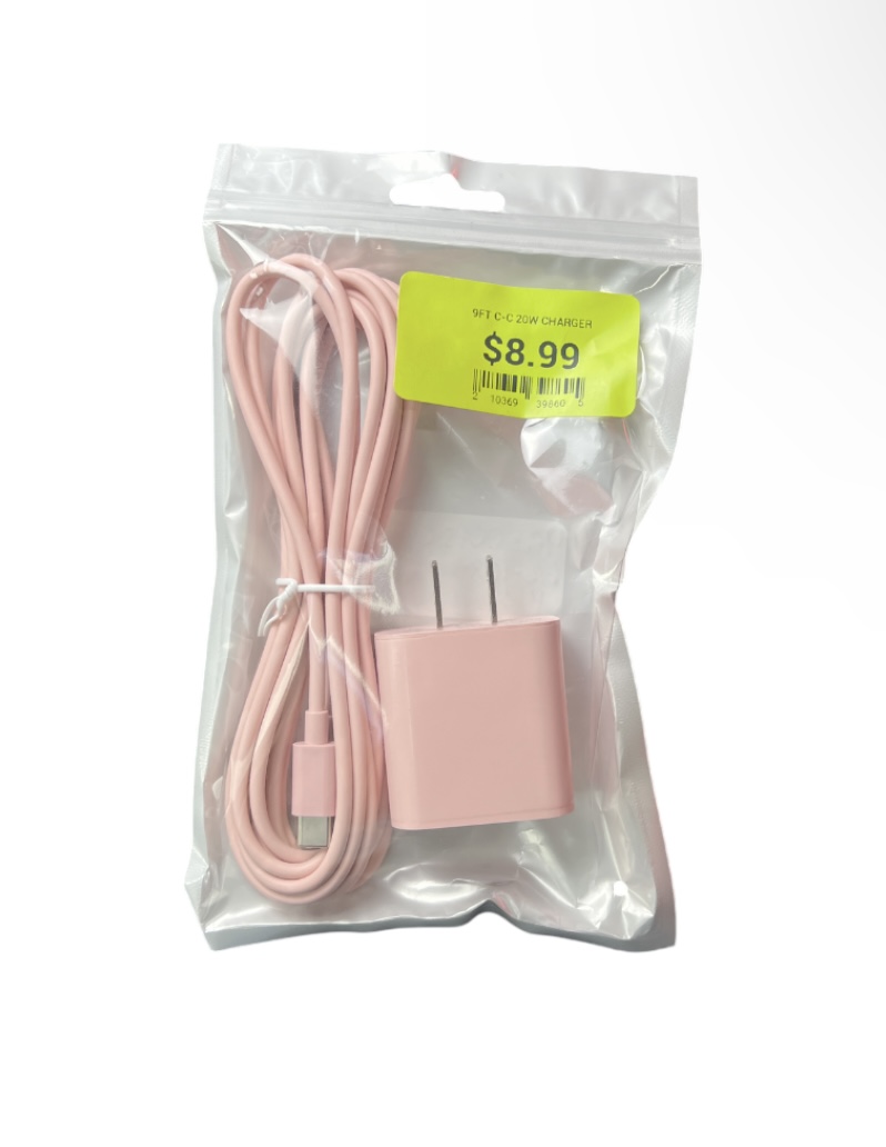 8.99 9 FT C-C 20 W CHARGER