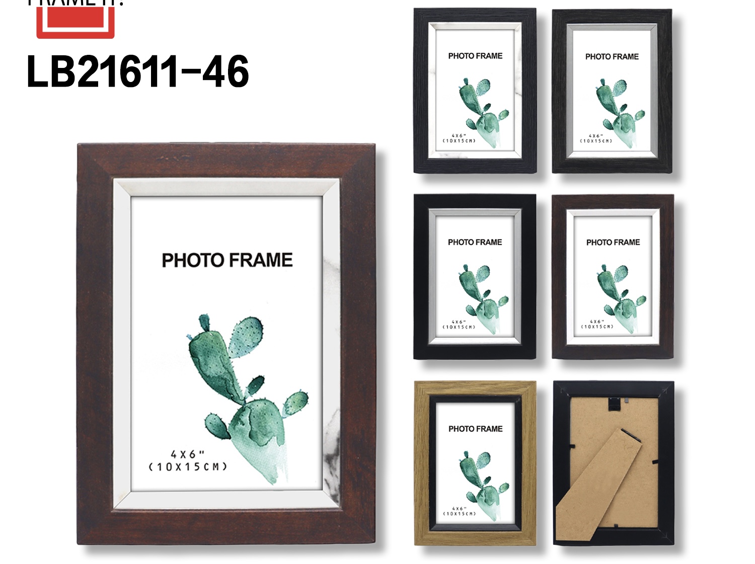1.99 4 X 6 PHOTO INCH FRAME