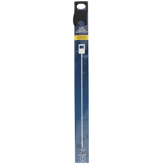 2.99 FLEXIBLE DRAIN UNCLOGGER TOOL SET 2 PACK 