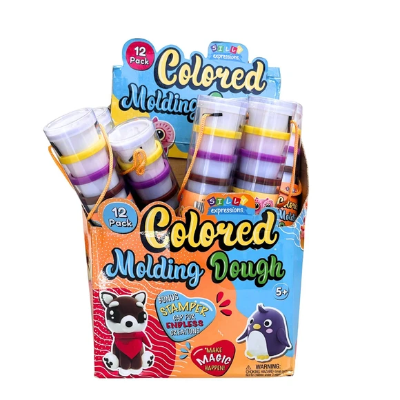4.99 COLOR MOLDING DOUGHT 12 PACK 