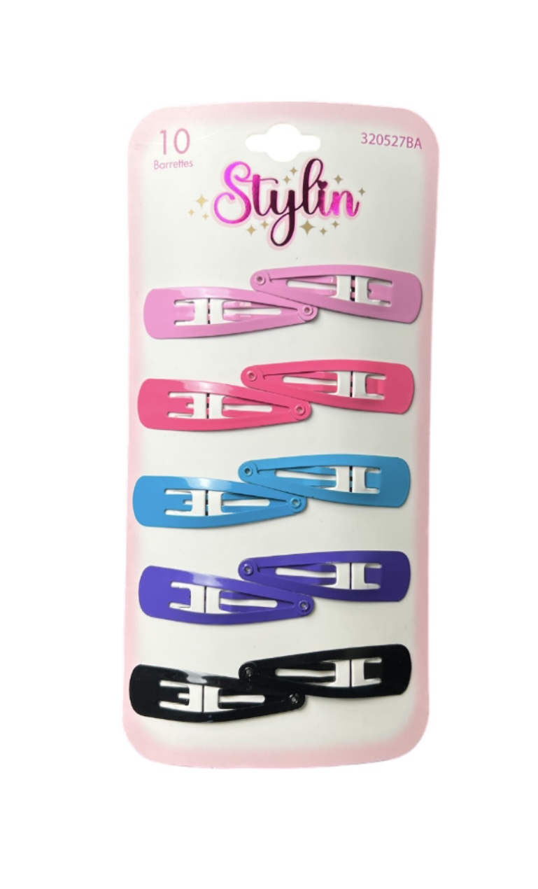 10 HAIR CLIP GANCHOS 