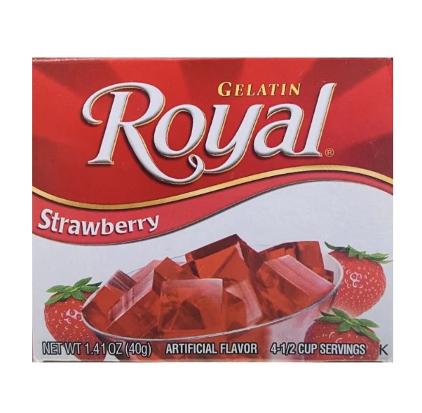 ROYAL STRAWBERRY JELLO 2.82 OZ