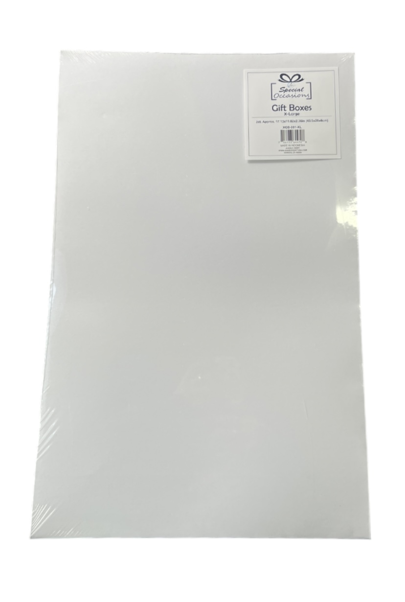 1.99 SPECIAL OCCASIONS GIFT BOXES XLARGE 2 COUNT 17.13 X 11.02 X 2.36 INCH