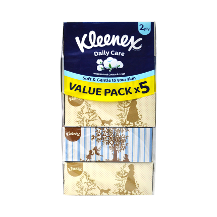 9.99 KLEENEX DAILY CARE VALUE PACK X5 